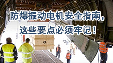 防爆振动电机安全指南，这些重点必须服膺！
